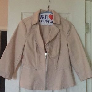 Tan jacket